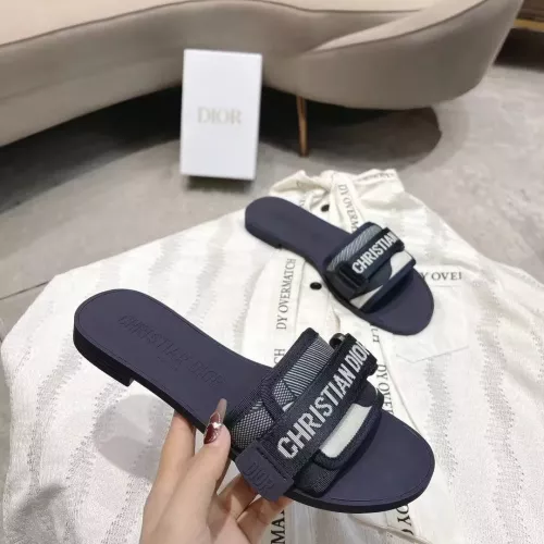 Cheap Christian Dior Slippers For Women #1371746 Replica Wholesale [$76.00 USD] [ITEM#1371746] on Replica Christian Dior Slippers