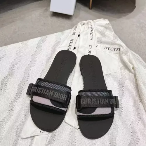 Cheap Christian Dior Slippers For Women #1371747 Replica Wholesale [$76.00 USD] [ITEM#1371747] on Replica Christian Dior Slippers