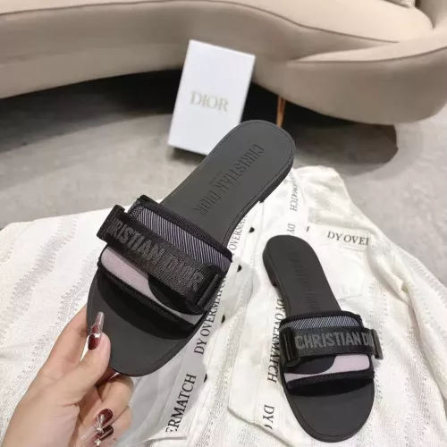 Cheap Christian Dior Slippers For Women #1371747 Replica Wholesale [$76.00 USD] [ITEM#1371747] on Replica Christian Dior Slippers