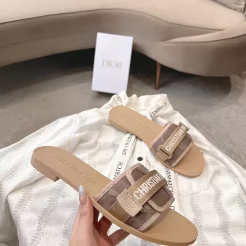 Cheap Christian Dior Slippers For Women #1371749 Replica Wholesale [$76.00 USD] [ITEM#1371749] on Replica Christian Dior Slippers
