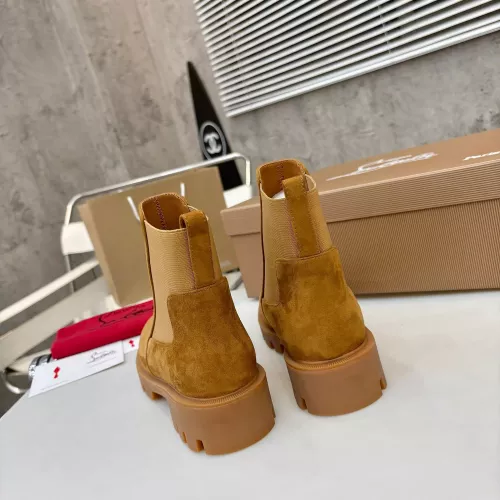 Cheap Christian Louboutin Boots For Women #1371755 Replica Wholesale [$108.00 USD] [ITEM#1371755] on Replica Christian Louboutin Boots