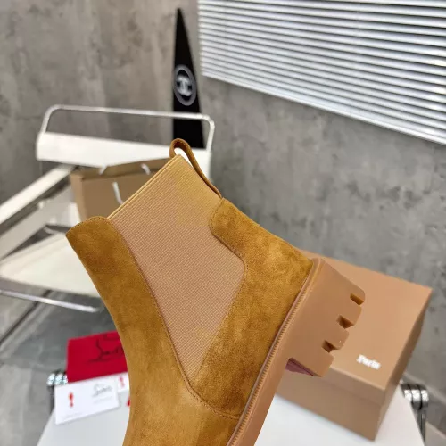 Cheap Christian Louboutin Boots For Women #1371755 Replica Wholesale [$108.00 USD] [ITEM#1371755] on Replica Christian Louboutin Boots