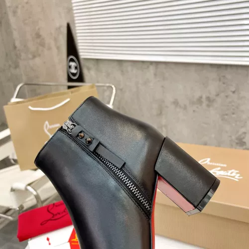 Cheap Christian Louboutin Boots For Women #1371761 Replica Wholesale [$105.00 USD] [ITEM#1371761] on Replica Christian Louboutin Boots