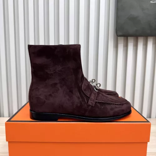 Cheap Hermes Boots For Women #1371846 Replica Wholesale [$135.00 USD] [ITEM#1371846] on Replica Hermes Boots