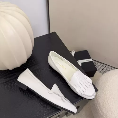 Cheap Chanel Leather Shoes For Women #1371943 Replica Wholesale [$112.00 USD] [ITEM#1371943] on Replica Chanel Leather Shoes