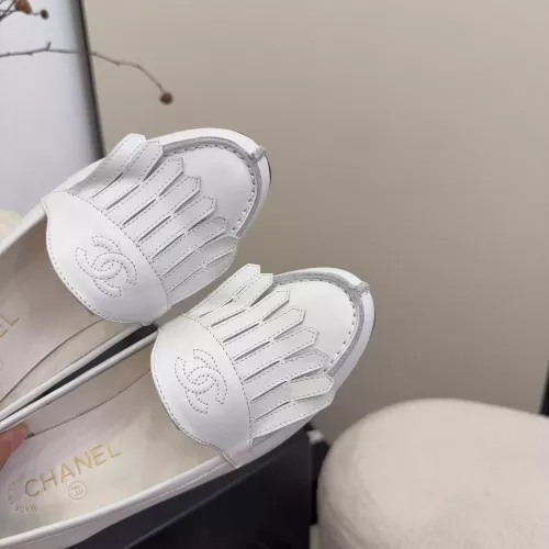 Cheap Chanel Leather Shoes For Women #1371943 Replica Wholesale [$112.00 USD] [ITEM#1371943] on Replica Chanel Leather Shoes