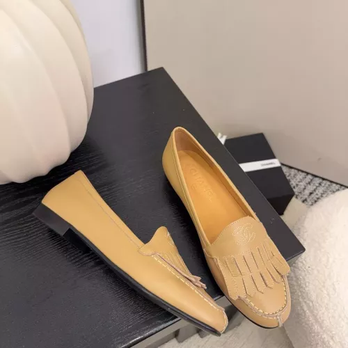 Cheap Chanel Leather Shoes For Women #1371944 Replica Wholesale [$112.00 USD] [ITEM#1371944] on Replica Chanel Leather Shoes