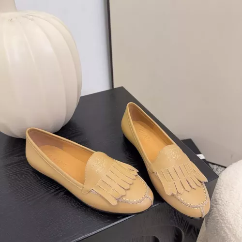 Cheap Chanel Leather Shoes For Women #1371944 Replica Wholesale [$112.00 USD] [ITEM#1371944] on Replica Chanel Leather Shoes