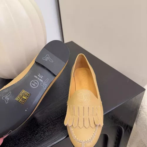 Cheap Chanel Leather Shoes For Women #1371944 Replica Wholesale [$112.00 USD] [ITEM#1371944] on Replica Chanel Leather Shoes