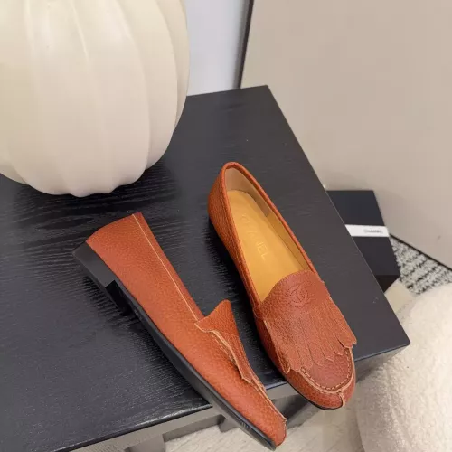 Cheap Chanel Leather Shoes For Women #1371945 Replica Wholesale [$112.00 USD] [ITEM#1371945] on Replica Chanel Leather Shoes