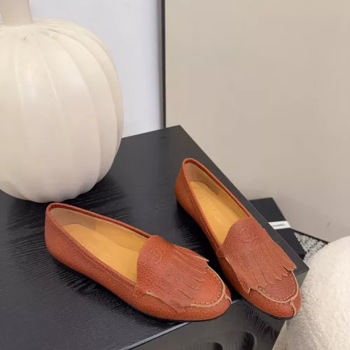 Cheap Chanel Leather Shoes For Women #1371945 Replica Wholesale [$112.00 USD] [ITEM#1371945] on Replica Chanel Leather Shoes