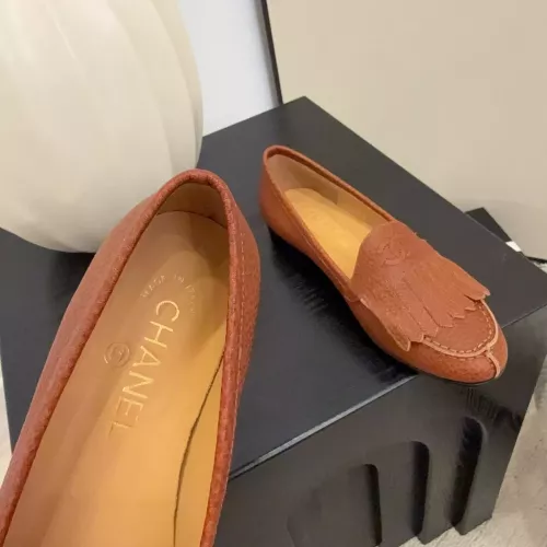 Cheap Chanel Leather Shoes For Women #1371945 Replica Wholesale [$112.00 USD] [ITEM#1371945] on Replica Chanel Leather Shoes