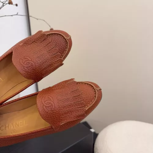 Cheap Chanel Leather Shoes For Women #1371945 Replica Wholesale [$112.00 USD] [ITEM#1371945] on Replica Chanel Leather Shoes
