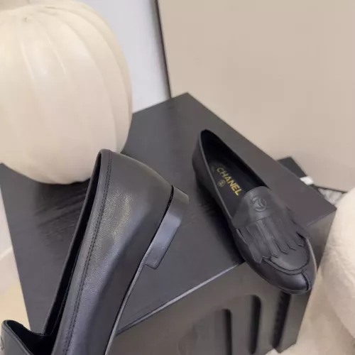 Cheap Chanel Leather Shoes For Women #1371946 Replica Wholesale [$112.00 USD] [ITEM#1371946] on Replica Chanel Leather Shoes