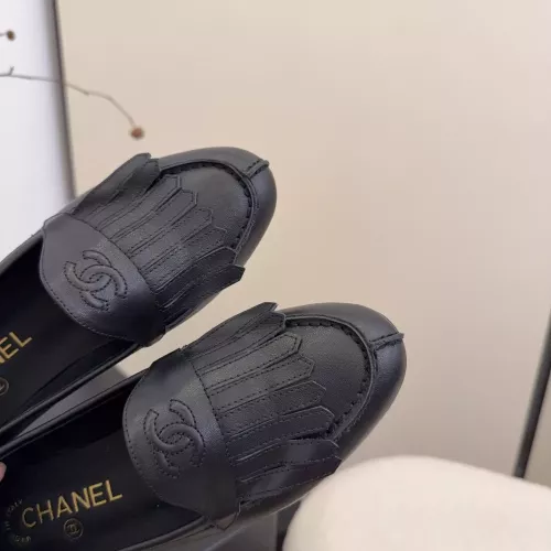 Cheap Chanel Leather Shoes For Women #1371946 Replica Wholesale [$112.00 USD] [ITEM#1371946] on Replica Chanel Leather Shoes