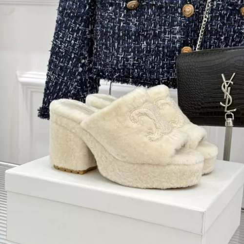 Cheap Celine Slippers For Women #1371947 Replica Wholesale [$122.00 USD] [ITEM#1371947] on Replica Celine Slippers