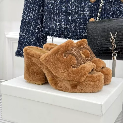 Cheap Celine Slippers For Women #1371948 Replica Wholesale [$122.00 USD] [ITEM#1371948] on Replica Celine Slippers