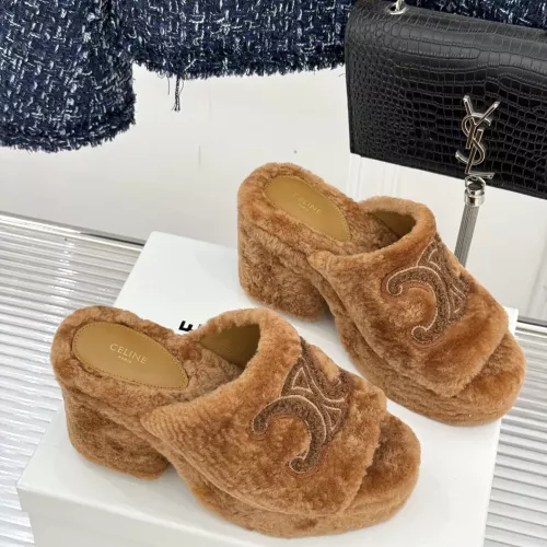 Cheap Celine Slippers For Women #1371948 Replica Wholesale [$122.00 USD] [ITEM#1371948] on Replica Celine Slippers