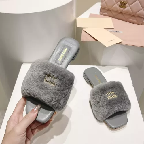 Cheap MIU MIU Slippers For Women #1371955 Replica Wholesale [$96.00 USD] [ITEM#1371955] on Replica MIU MIU Slippers