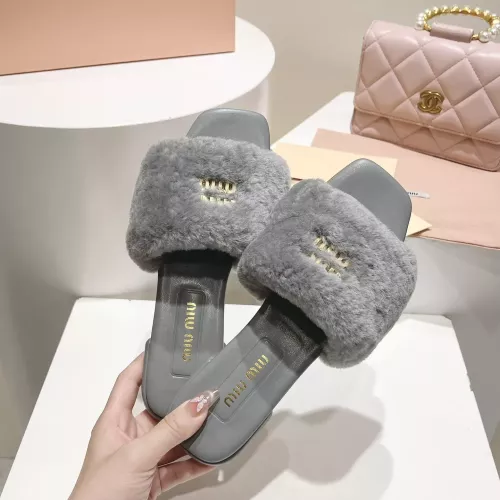 Cheap MIU MIU Slippers For Women #1371955 Replica Wholesale [$96.00 USD] [ITEM#1371955] on Replica MIU MIU Slippers