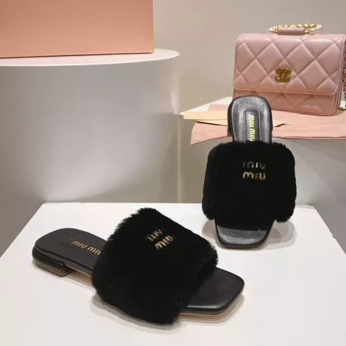 Cheap MIU MIU Slippers For Women #1371956 Replica Wholesale [$96.00 USD] [ITEM#1371956] on Replica MIU MIU Slippers