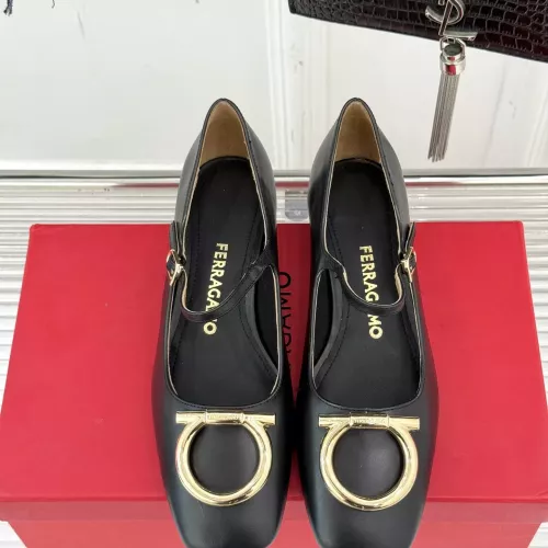 Cheap Salvatore Ferragamo High-Heeled Shoes For Women #1371961 Replica Wholesale [$112.00 USD] [ITEM#1371961] on Replica Salvatore Ferragamo High-Heeled Shoes