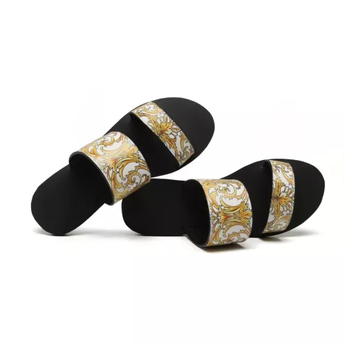 Cheap Versace Slippers For Women #1371988 Replica Wholesale [$72.00 USD] [ITEM#1371988] on Replica Versace Slippers