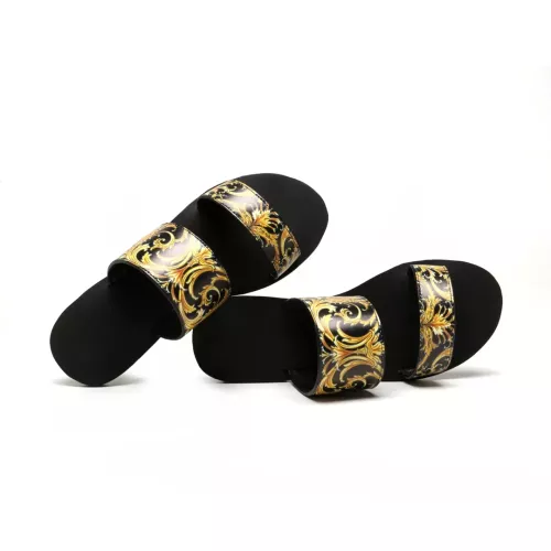 Cheap Versace Slippers For Women #1371991 Replica Wholesale [$72.00 USD] [ITEM#1371991] on Replica Versace Slippers