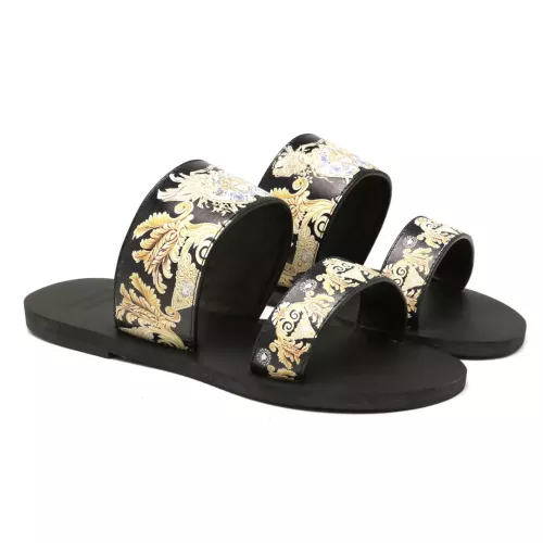 Cheap Versace Slippers For Women #1371995 Replica Wholesale [$72.00 USD] [ITEM#1371995] on Replica Versace Slippers