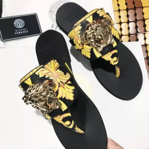Cheap Versace Slippers For Women #1372003 Replica Wholesale [$72.00 USD] [ITEM#1372003] on Replica Versace Slippers