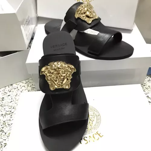 Cheap Versace Slippers For Women #1372012 Replica Wholesale [$72.00 USD] [ITEM#1372012] on Replica Versace Slippers