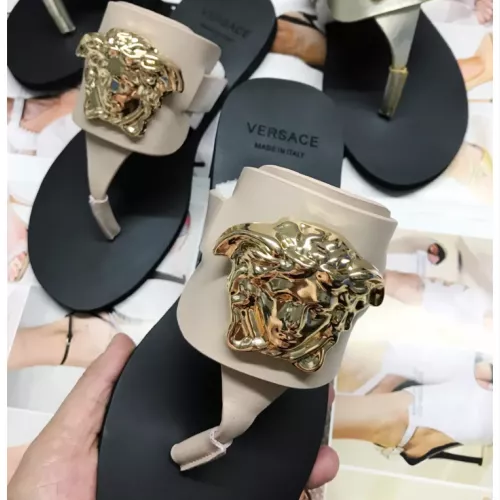 Cheap Versace Slippers For Women #1372013 Replica Wholesale [$72.00 USD] [ITEM#1372013] on Replica Versace Slippers