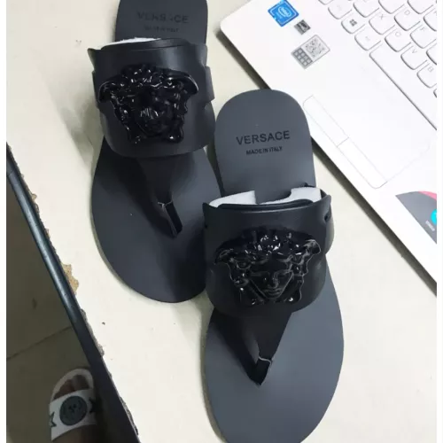 Cheap Versace Slippers For Women #1372016 Replica Wholesale [$72.00 USD] [ITEM#1372016] on Replica Versace Slippers