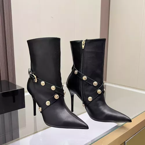 Cheap Versace Boots For Women #1372040 Replica Wholesale [$108.00 USD] [ITEM#1372040] on Replica Versace Boots