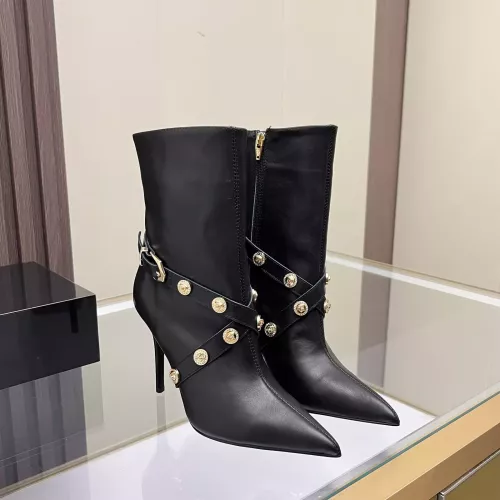 Cheap Versace Boots For Women #1372040 Replica Wholesale [$108.00 USD] [ITEM#1372040] on Replica Versace Boots