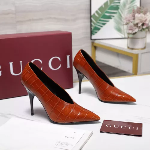 Cheap Gucci High-Heeled Shoes For Women #1372093 Replica Wholesale [$125.00 USD] [ITEM#1372093] on Replica Gucci High-Heeled Shoes