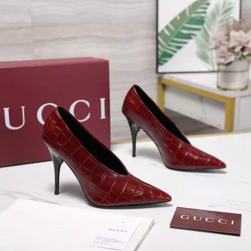 Cheap Gucci High-Heeled Shoes For Women #1372094 Replica Wholesale [$125.00 USD] [ITEM#1372094] on Replica Gucci High-Heeled Shoes