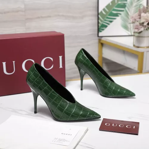 Cheap Gucci High-Heeled Shoes For Women #1372095 Replica Wholesale [$125.00 USD] [ITEM#1372095] on Replica Gucci High-Heeled Shoes