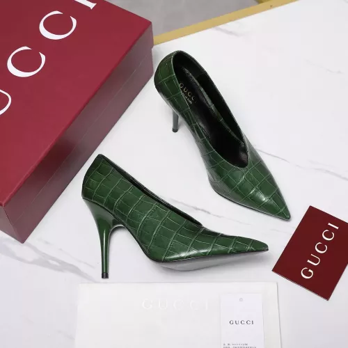 Cheap Gucci High-Heeled Shoes For Women #1372095 Replica Wholesale [$125.00 USD] [ITEM#1372095] on Replica Gucci High-Heeled Shoes