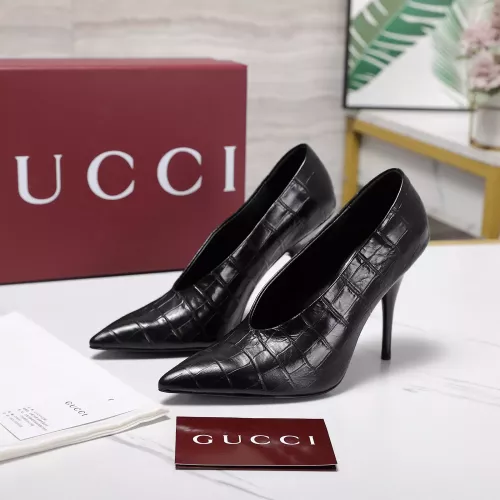 Cheap Gucci High-Heeled Shoes For Women #1372096 Replica Wholesale [$125.00 USD] [ITEM#1372096] on Replica Gucci High-Heeled Shoes