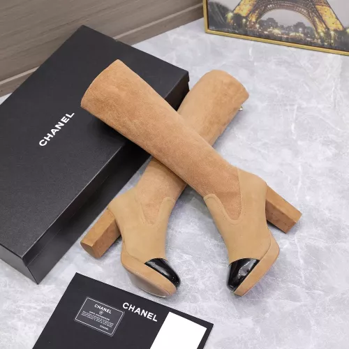 Cheap Chanel Boots For Women #1372100 Replica Wholesale [$155.00 USD] [ITEM#1372100] on Replica Chanel Boots