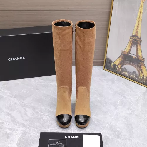 Cheap Chanel Boots For Women #1372100 Replica Wholesale [$155.00 USD] [ITEM#1372100] on Replica Chanel Boots