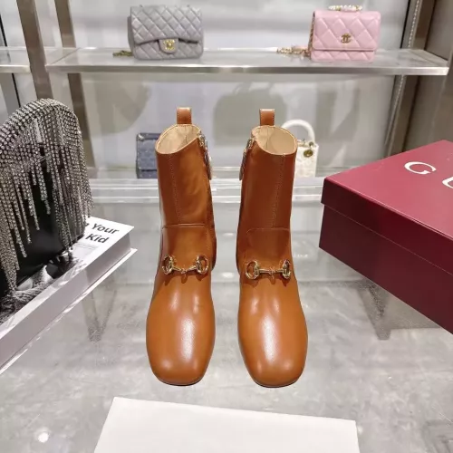 Cheap Gucci Boots For Women #1372103 Replica Wholesale [$125.00 USD] [ITEM#1372103] on Replica Gucci Boots