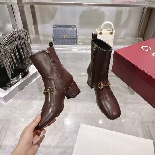 Cheap Gucci Boots For Women #1372104 Replica Wholesale [$125.00 USD] [ITEM#1372104] on Replica Gucci Boots