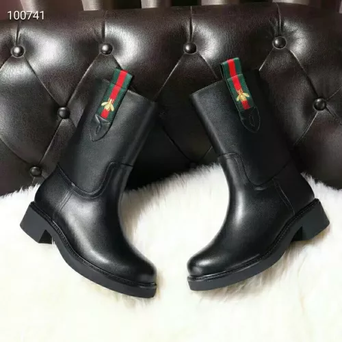 Cheap Gucci Boots For Women #1372106 Replica Wholesale [$112.00 USD] [ITEM#1372106] on Replica Gucci Boots