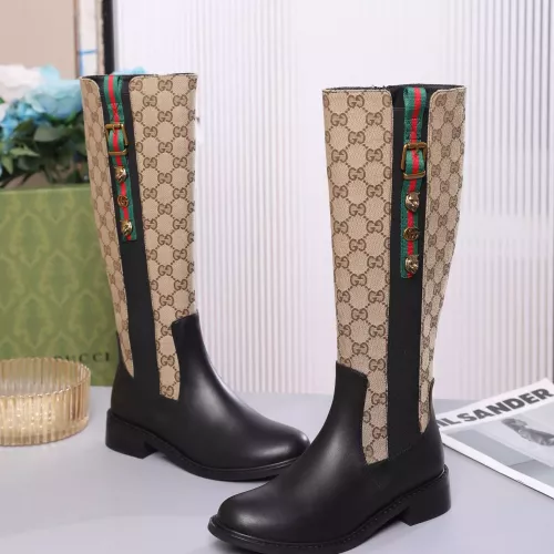 Cheap Gucci Boots For Women #1372112 Replica Wholesale [$122.00 USD] [ITEM#1372112] on Replica Gucci Boots