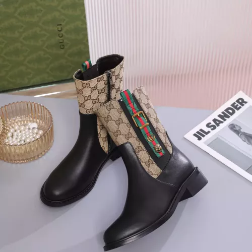 Cheap Gucci Boots For Women #1372115 Replica Wholesale [$102.00 USD] [ITEM#1372115] on Replica Gucci Boots