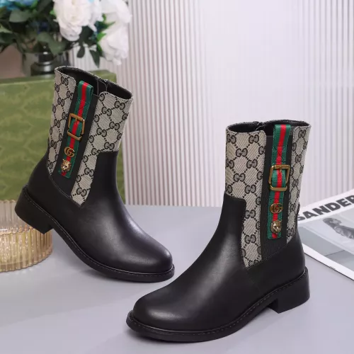 Cheap Gucci Boots For Women #1372116 Replica Wholesale [$102.00 USD] [ITEM#1372116] on Replica Gucci Boots