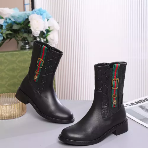 Cheap Gucci Boots For Women #1372117 Replica Wholesale [$102.00 USD] [ITEM#1372117] on Replica Gucci Boots