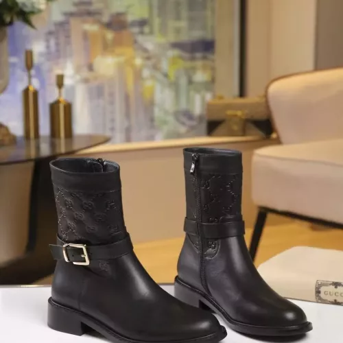 Cheap Gucci Boots For Women #1372120 Replica Wholesale [$100.00 USD] [ITEM#1372120] on Replica Gucci Boots